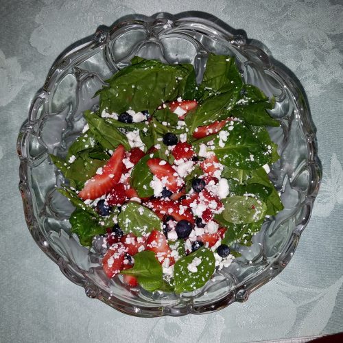 Kelley's Fresh Fruit and Spinach Salad (SCD)